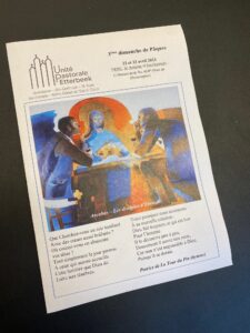 Feuillet Liturgique des 22 et 23 avril 2023 UP Etterbeek