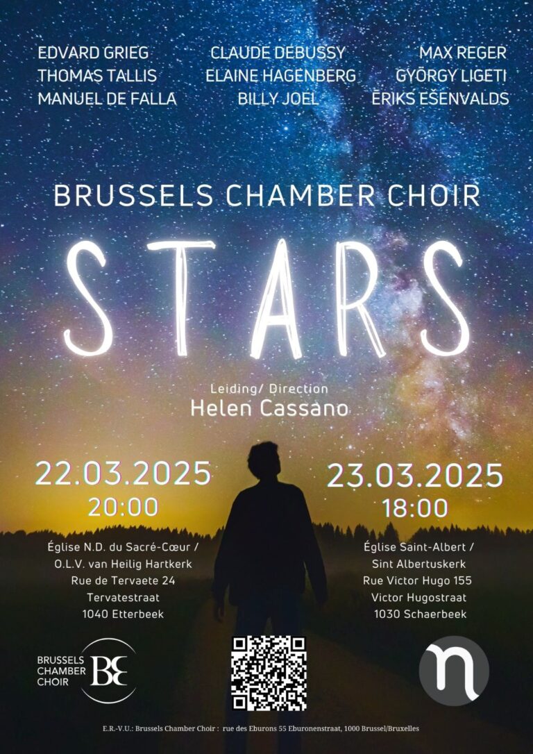 Concert du Brussels Chamber Choir Notre-Dame du Sacré-Coeur