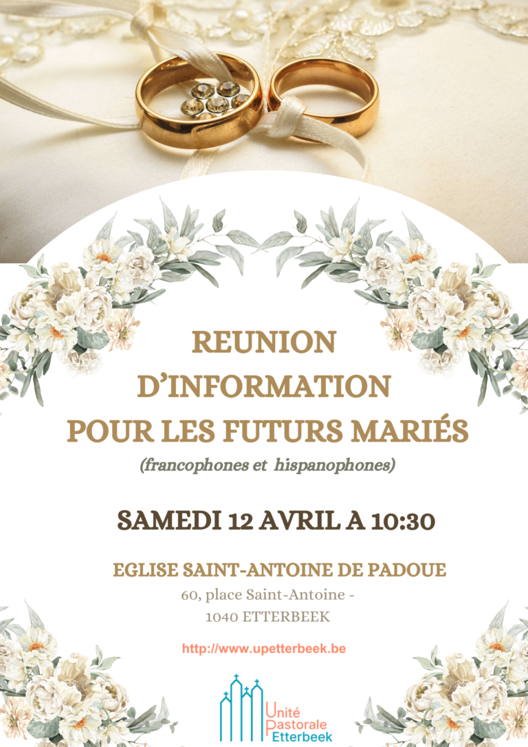 Réunion d’information pour les futurs mariés