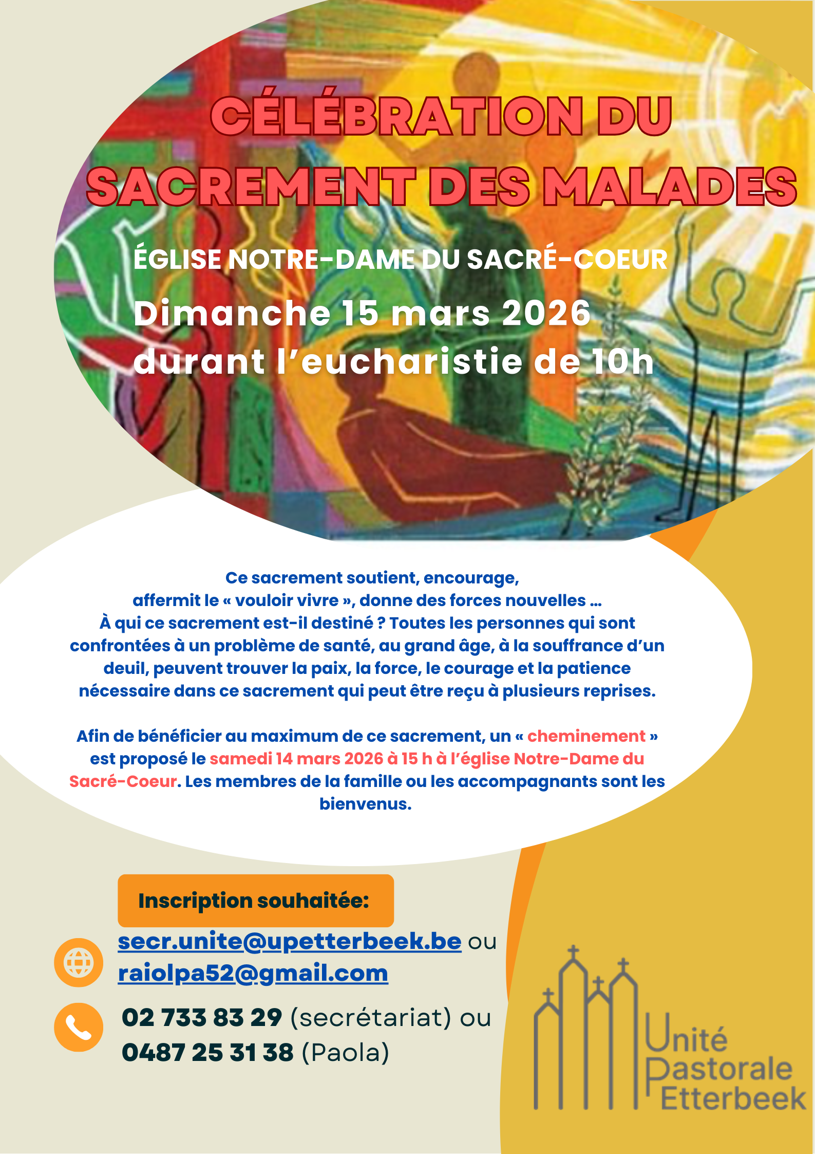 Sacrement des malades UP Etterbeek 2026