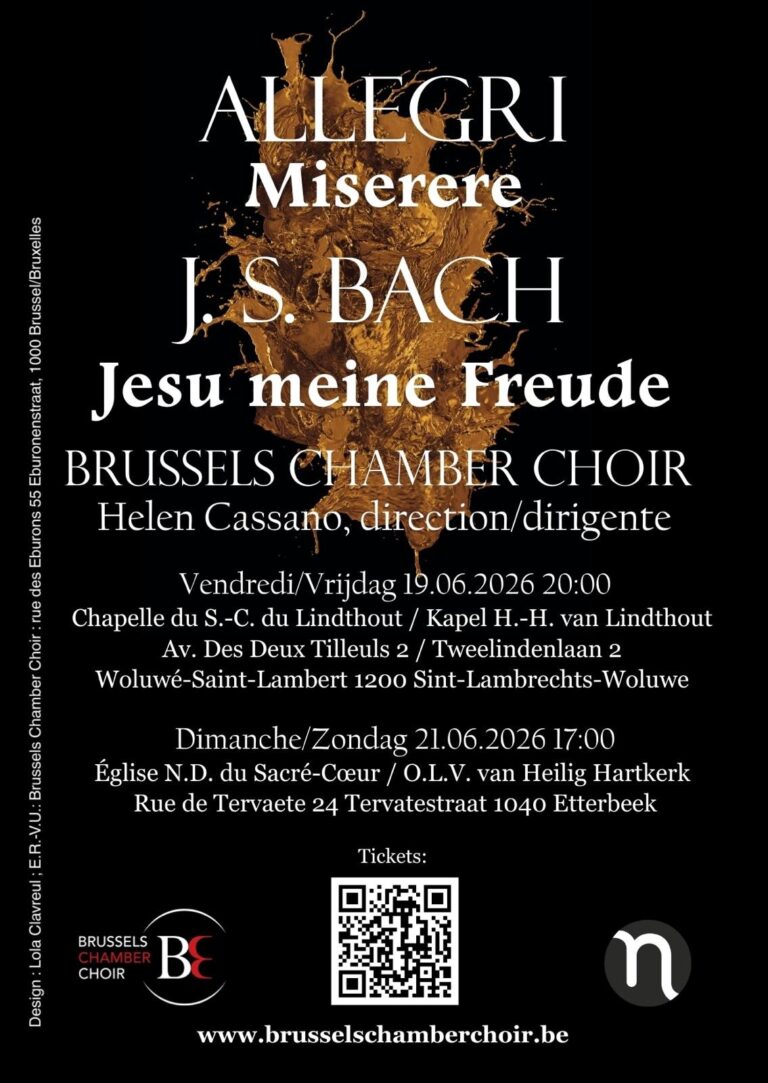Concert du Brussels Chamber Choir
