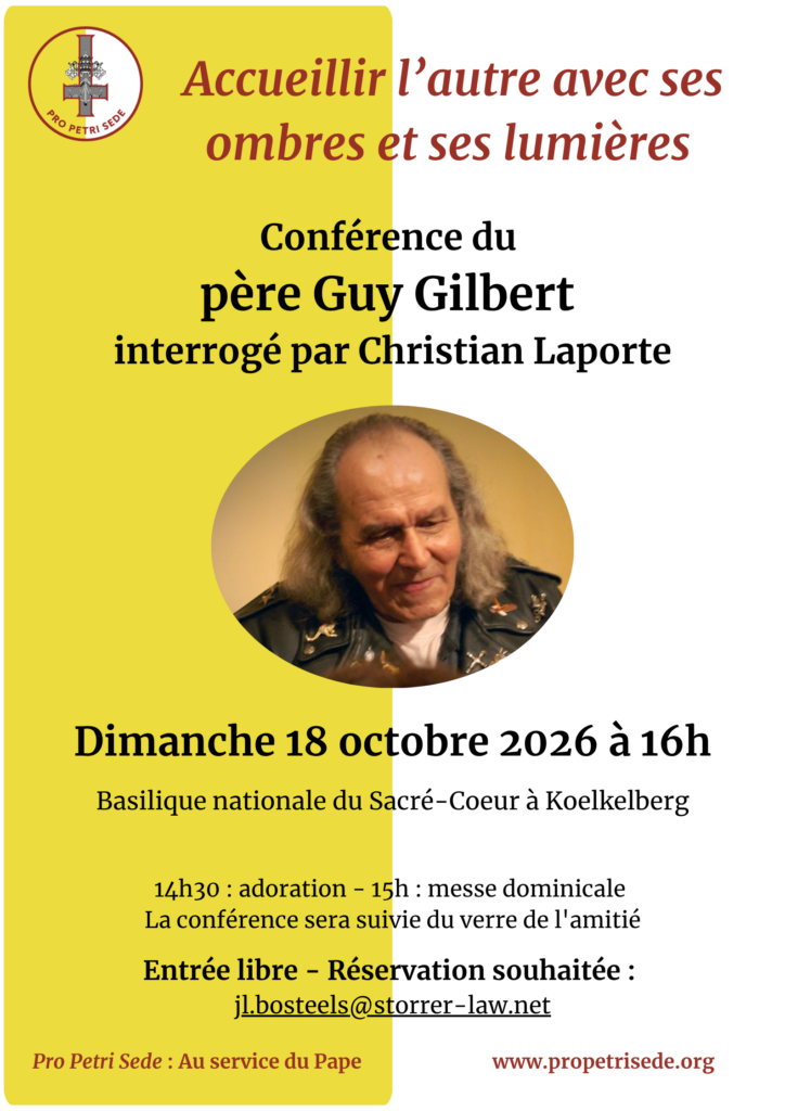 Conférence du Père Gilbert octobre 2026